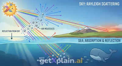 What Makes the Sky and Sea Appear Blue?
