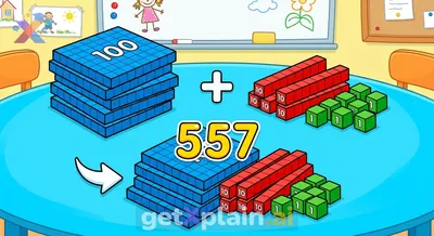 What Is the Sum of 500 and 57?