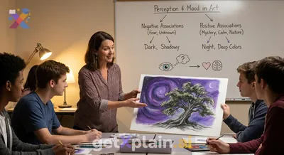 What Can We Learn About Trees and Night from a Picture?