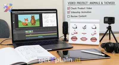 How to Create Educational Videos About Animal Stories and Tajweed?