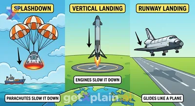 How Do Space Rockets Return and Land Safely on Earth?
