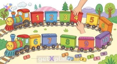 Can You Order Numbers on Our Fun Number Train?