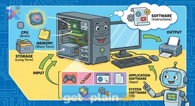 What Are Computers, Their Parts, and Types of Software?