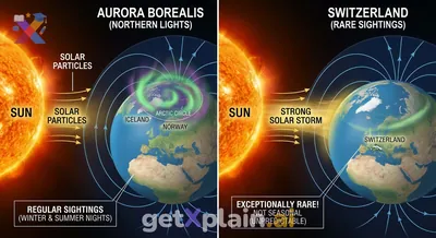 Can Northern Lights Be Seen in Switzerland, and When?