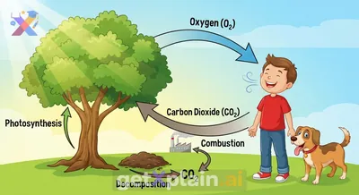 Where Do Oxygen and Carbon Dioxide Come From?