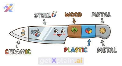 مما تُصنع السكاكين؟ ولماذا؟