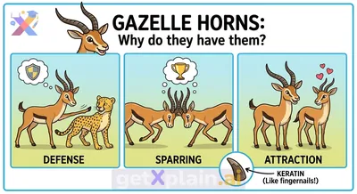 Why Do Gazelles Have Long Horns?