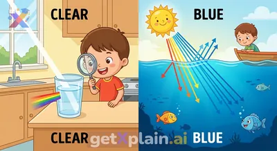 Why Does Clear Water Make the Ocean Look Blue?