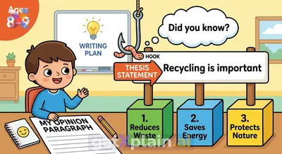 How to Write an Opinion Paragraph with Hook and Reasons?
