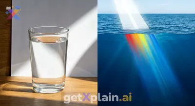 Why Is the Ocean Blue, But Drinking Water Clear?