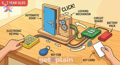 How Does an Automatic Door Lock Model Function?