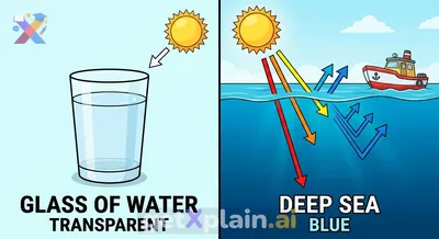 How Does Clear Water Make the Ocean Blue?