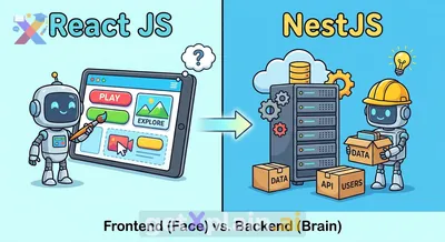 What's the Difference Between React JS and NestJS?