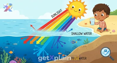 What Makes the Sea Appear Blue?