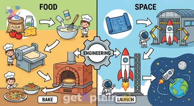 How Do We Make Pasta, Pizza, and Travel to Space?