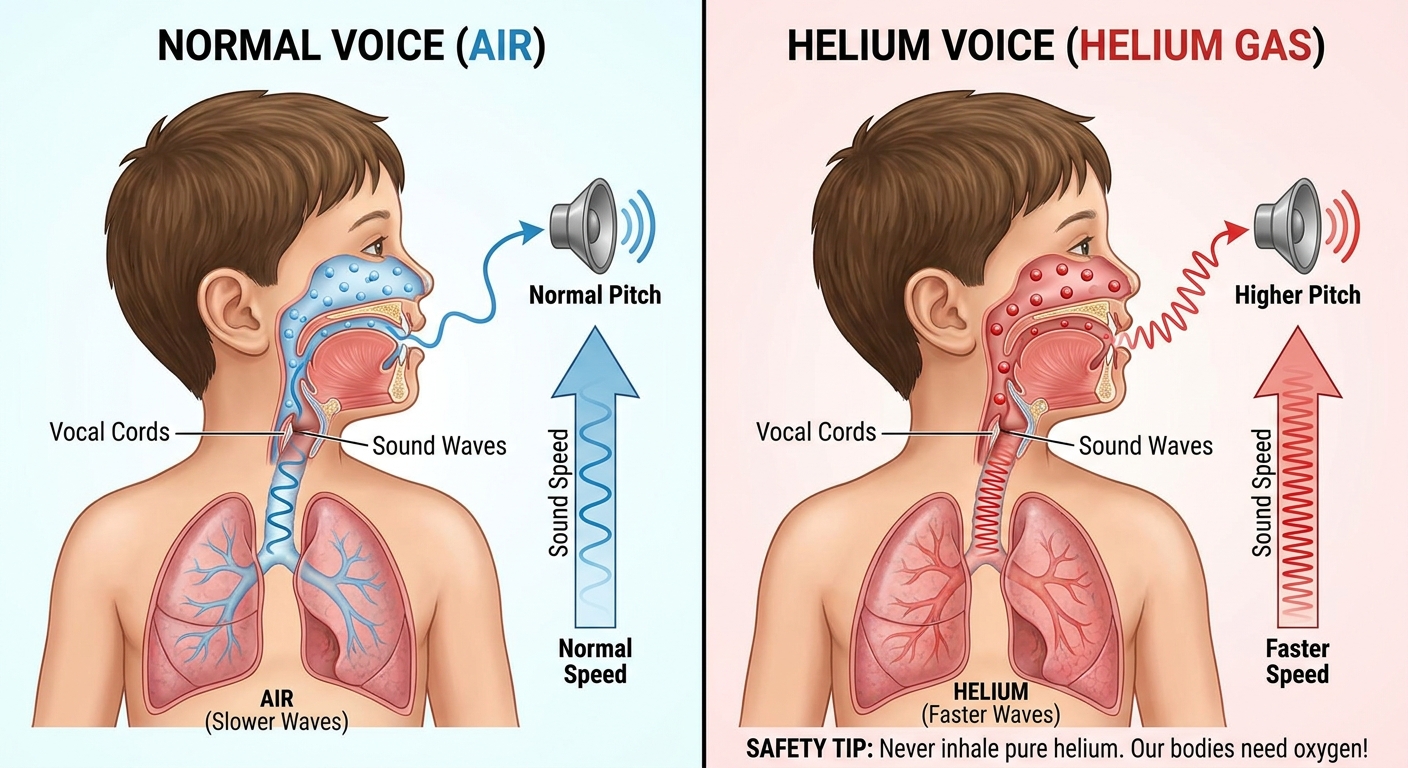 How Does Helium Change the Sound of Our Voices?