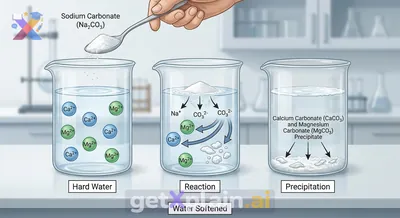 Why Does Hard Water Form Precipitate with Sodium Carbonate?
