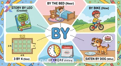 How Do We Use the Word 'By' in Sentences?