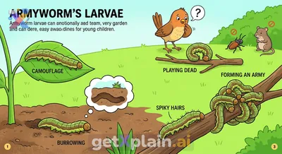 How Do Armyworms Protect Themselves from Danger?