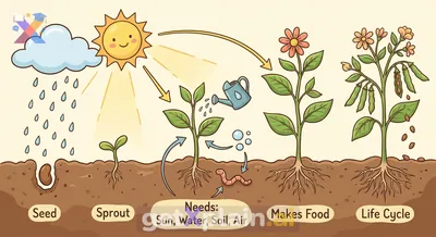 How Do Tiny Seeds Grow Into Big Plants?