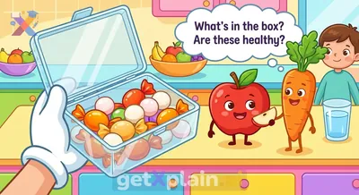 What Kind of Candies Are in This Clear Box?