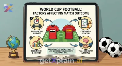 What Factors Influence a Football Team's Chances to Win a World Cup Match?