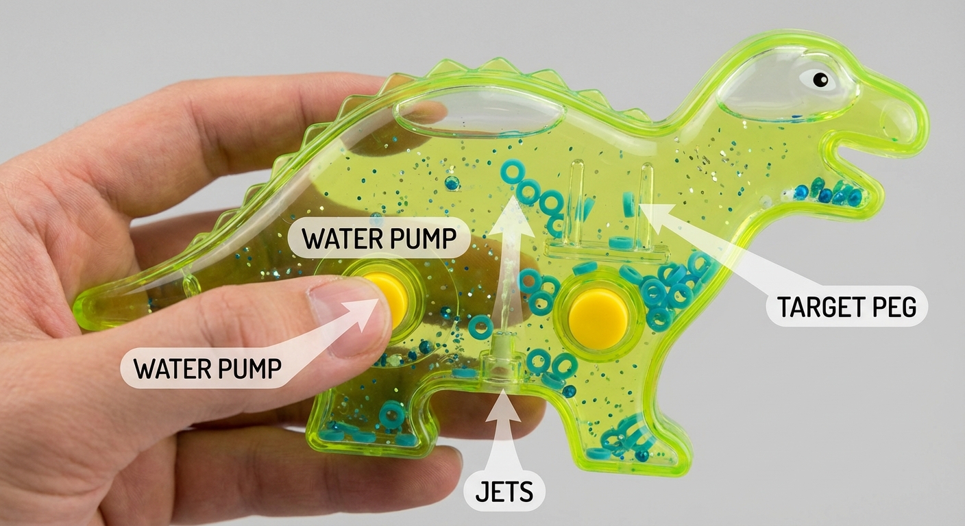 What is This Fun Dinosaur Handheld Water Game?