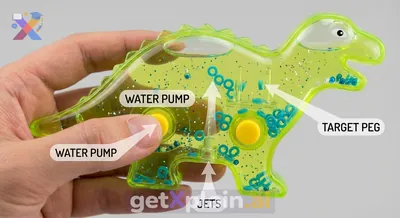 What is This Fun Dinosaur Handheld Water Game?