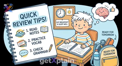 What Are the Best Last-Minute Tips for My English Exam Tomorrow?