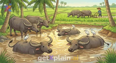 How Many Water Buffalo Can You Count?