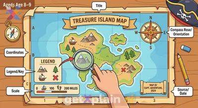 What are the Key Parts of a Map and What Do They Do?
