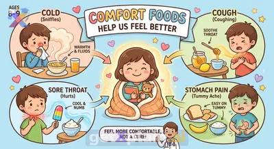 What Foods Help When You Have a Cold, Cough, or Stomach Ache?