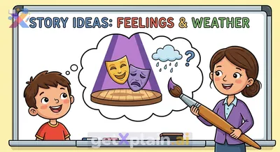 How Do Theatrical Masks and Weather Shape Our Stories?