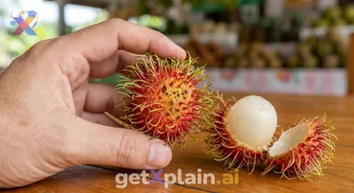 What is This Spiky, Hairy, Red and Green Fruit?