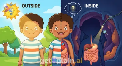 Is the Inside of Our Body Lit Up or Dark?