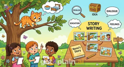 How to Create a Story About Neno the Cat in Trouble?