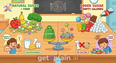 Do Fruits and Vegetables Have Sugar? Comparing Them with Candy and Sweets.