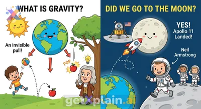 What is Gravity, and Did Humans Really Land on the Moon?