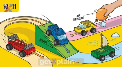 How Can We Power a Lego Car Without a Motor or Hands?
