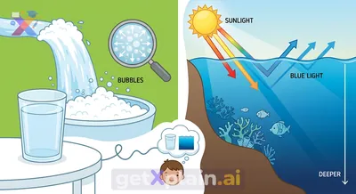 Why Does Water Look White But The Ocean Is Blue?