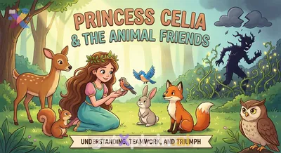 How Does Princess Celia Triumph Over Evil with Animal Allies?