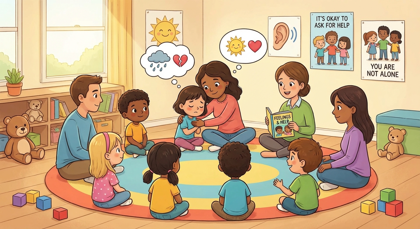 How Can We Find Help When We Feel Very Sad?