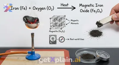 What is Magnetic Iron Oxide from Iron's Reaction with Oxygen?