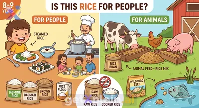 Who Eats Rice: People, Animals, or Both?