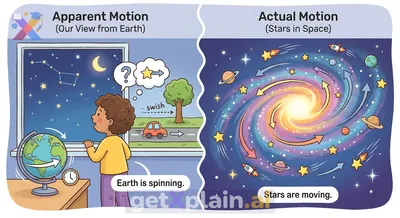 Do Stars Stay Still or Do They Move in the Sky?