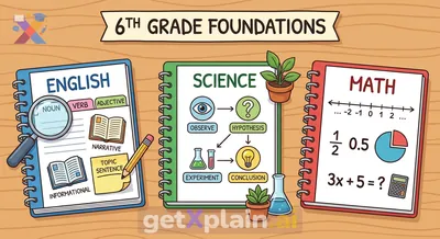 First Lessons: 6th Grade English, Science, and Math Overview?