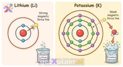 Why is Potassium More Reactive Than Lithium?