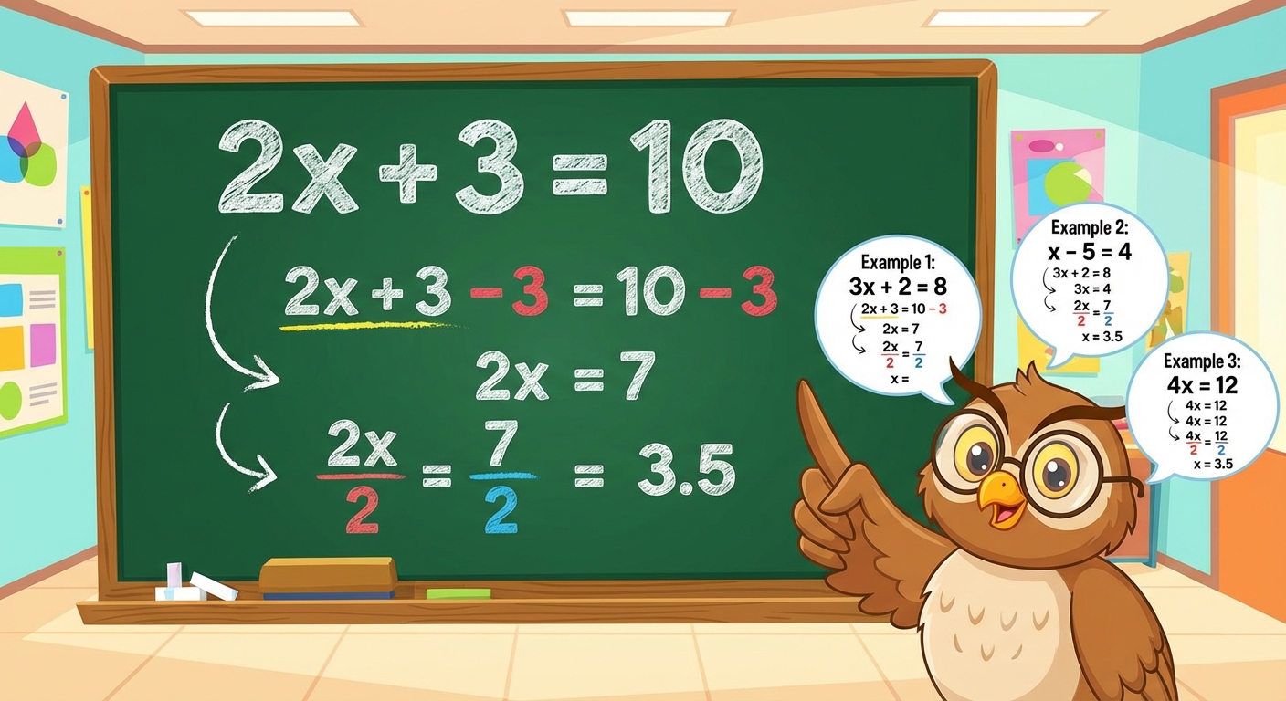 How to Solve the Equation 2x + 3 = 10 and Similar Problems?