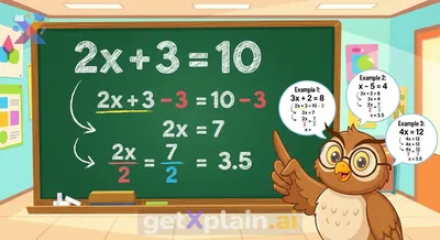 How to Solve the Equation 2x + 3 = 10 and Similar Problems?