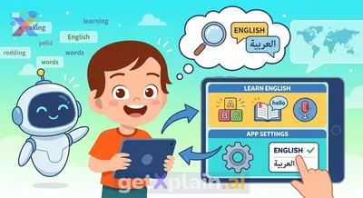 How Can I Learn English or Use Apps in Arabic?